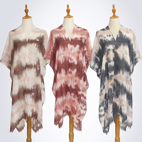 Tie dye scarf women big shawl gradient color beach scarf customization