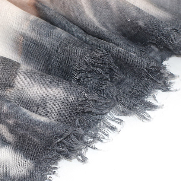 Tie dye scarf women big shawl gradient color beach scarf customization