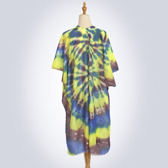 National fashion scarf tie dye scarf cotton shawl factory supply