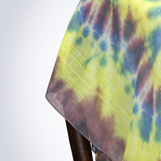 National fashion scarf tie dye scarf cotton shawl factory supply