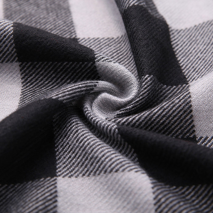 Plaid men scarf supplier cashmere scarf fringed bib wholesale canada