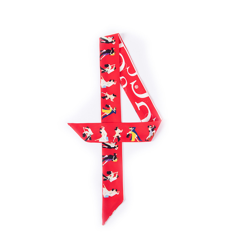 Supply silk women custom-made fashion scarf tie manufacturers