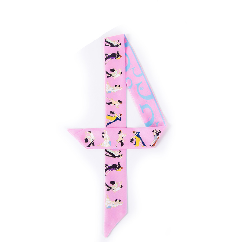 Supply silk women custom-made fashion scarf tie manufacturers