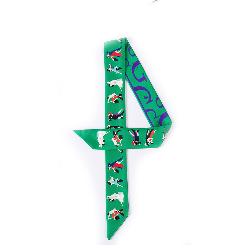 Supply silk women custom-made fashion scarf tie manufacturers
