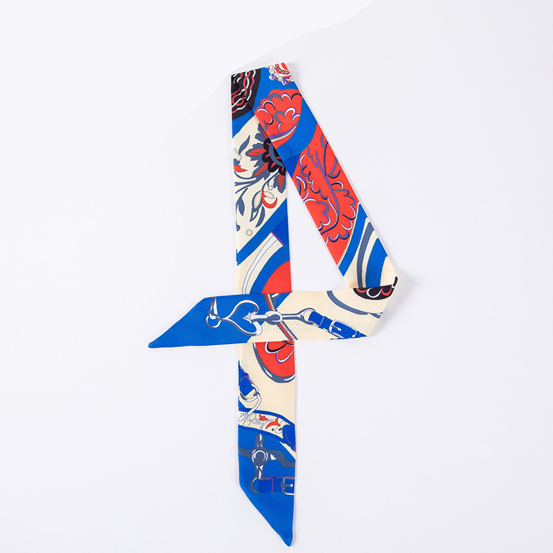 Supply silk women custom dancing handle ribbon scarf tie manufacturers