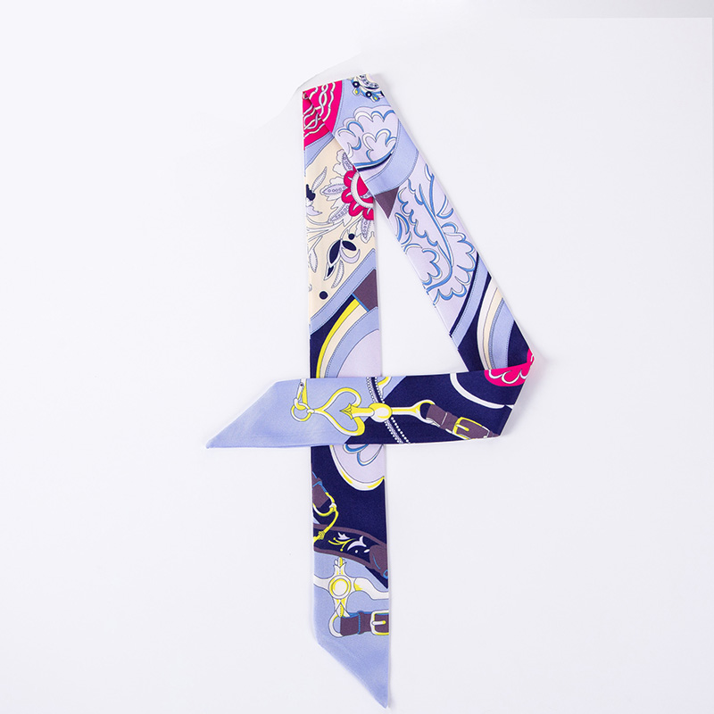 Supply silk women custom dancing handle ribbon scarf tie manufacturers