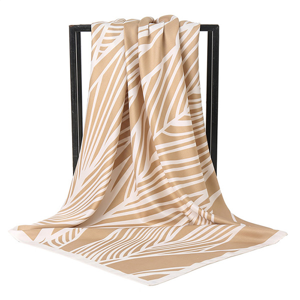 Supply 90cm scarf twill silk scarf women printing scarves company