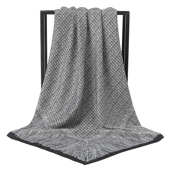 Supply 90cm scarf customized silk square scarf women printing tie manufacturer