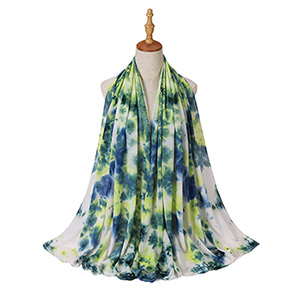 Wholesale hijab Scarf women pearl chiffon color scarf usa supply