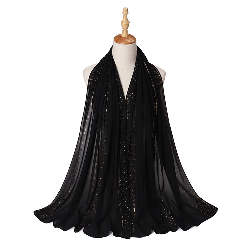 Wholesale Scarf Malaysia Scarf Hot Drill Head Scarf Supplier