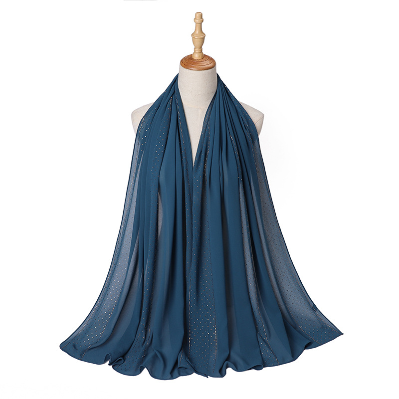 Wholesale Scarf Malaysia Scarf Hot Drill Head Scarf Supplier