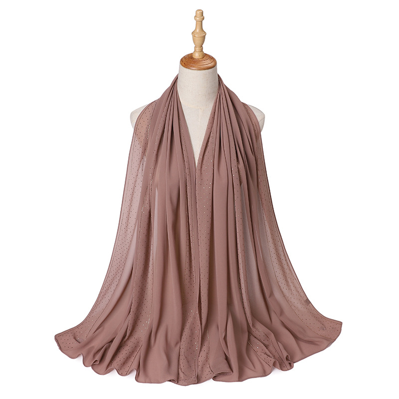 Wholesale Scarf Malaysia Scarf Hot Drill Head Scarf Supplier