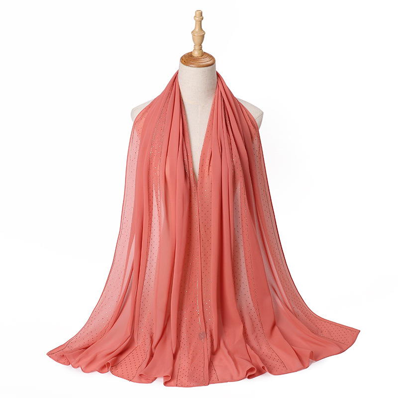 Wholesale Scarf Malaysia Scarf Hot Drill Head Scarf Supplier