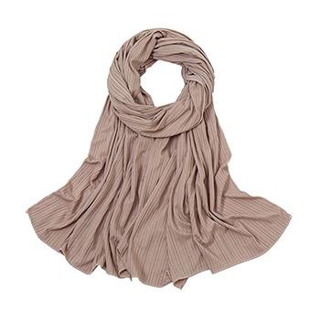 Indonesia Pearl Chiffon Scarf Pleated Scarf Women Crinkle Headscarf