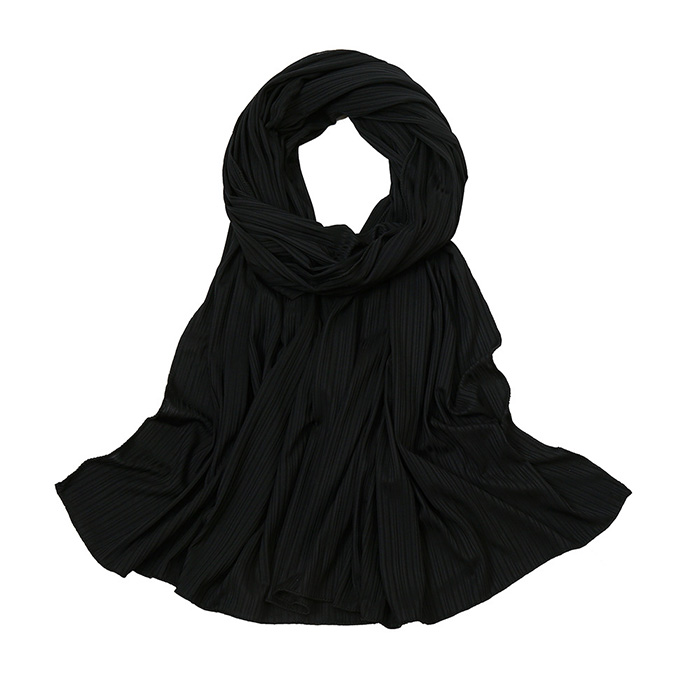 Indonesia Pearl Chiffon Scarf Pleated Scarf Women Crinkle Headscarf