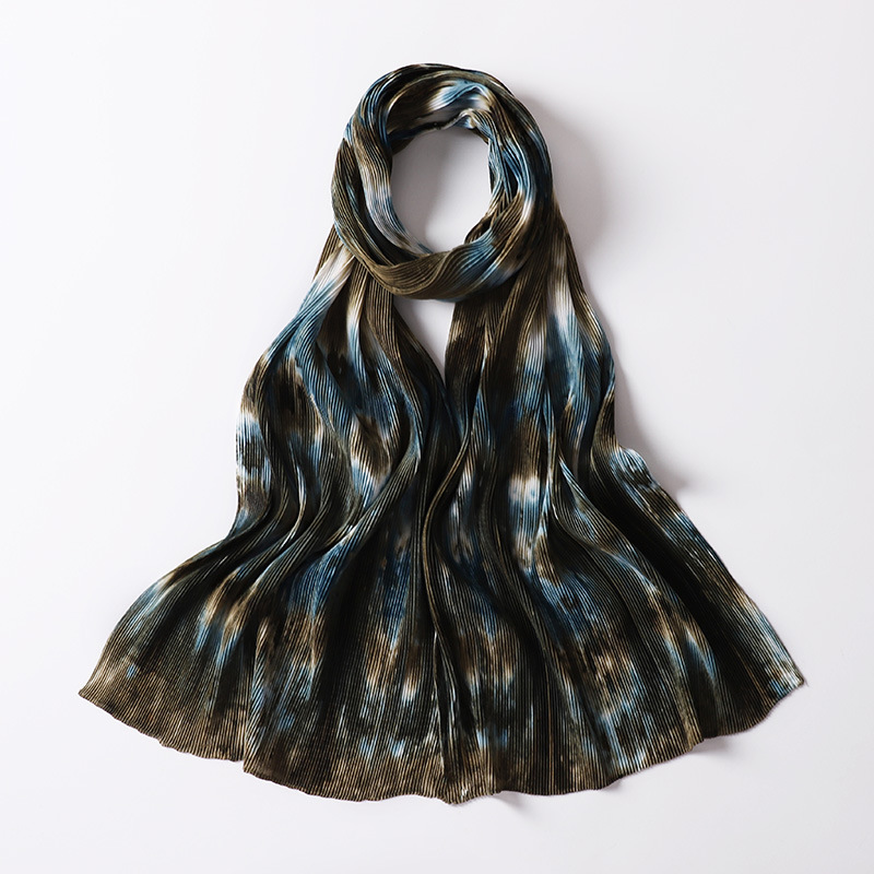 Supply Indonesia Pearl Chiffon Crumpled Scarf Women Headscarf Manufacturer