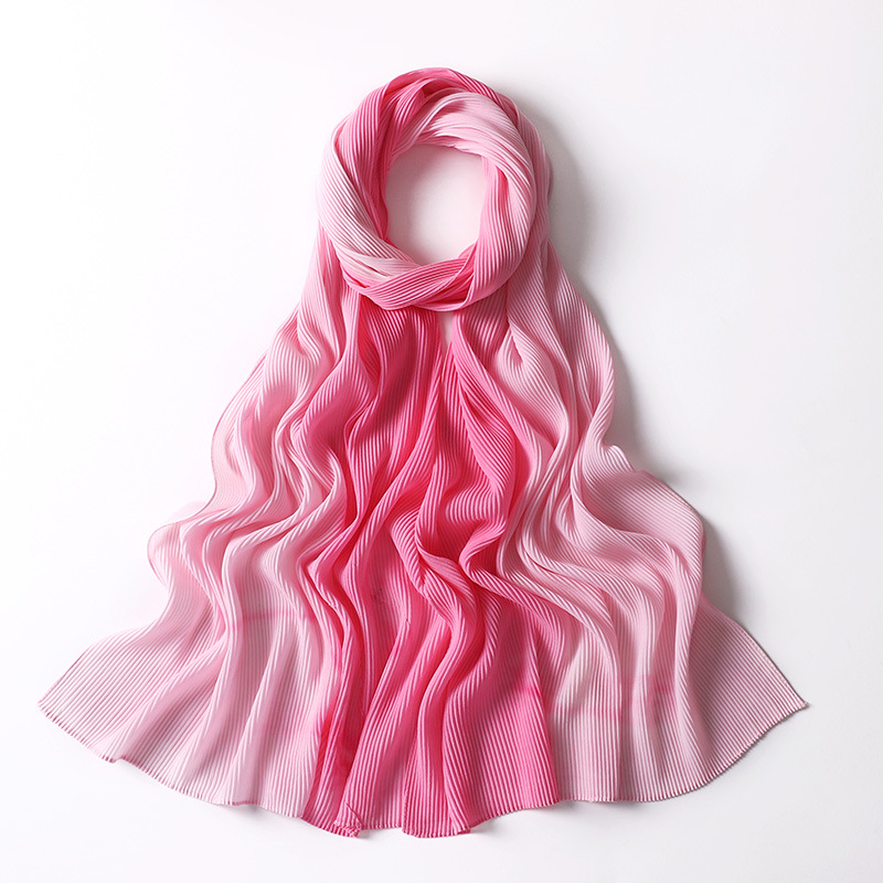 Supply Indonesia Pearl Chiffon Crumpled Scarf Women Headscarf Manufacturer