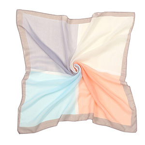Wholesale Scarves chiffon scarf stitching 70cm scarf bib supplier