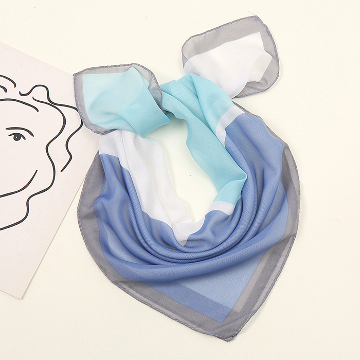 Wholesale Scarves chiffon scarf stitching 70cm scarf bib supplier