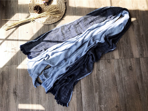 Autumn and winter new cotton hemp women silk scarf color matching Sen women scarf
