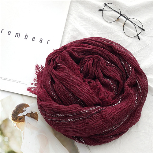 Wholesale new fresh Korean mesh loop yarn large Shawl Scarf supplier