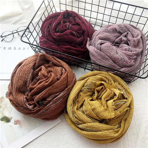 Wholesale new fresh Korean mesh loop yarn large Shawl Scarf supplier