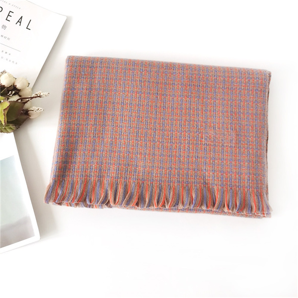 Wholesale small fragrance scarf winter Plaid Scarf Shawl supplier