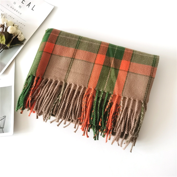 Wholesale plaid Scarf warm shawl scarf for lovers supplier