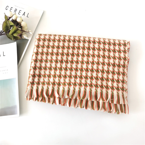Wholesale korean thousand bird Plaid shawl Plaid Scarf Bib supplier