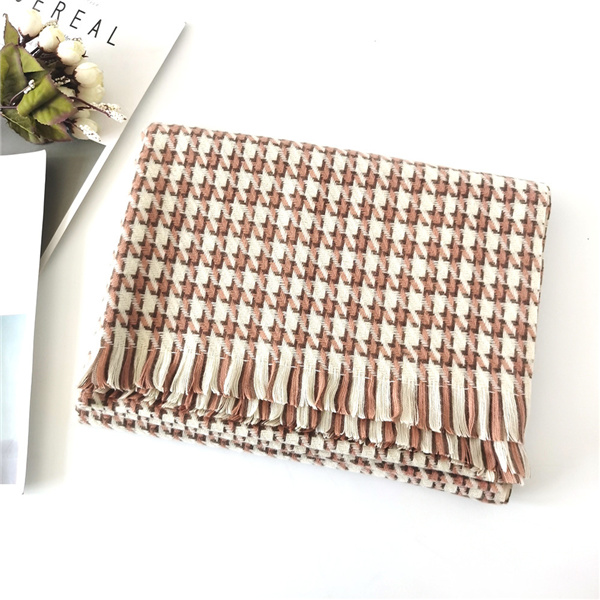 Wholesale korean thousand bird Plaid shawl Plaid Scarf Bib supplier