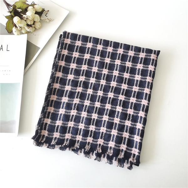 Wholesale korean Plaid Muslim scarf scarf men shawl supplier