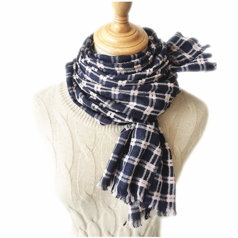 Wholesale korean Plaid Muslim scarf scarf men shawl supplier