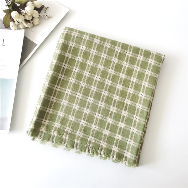 Wholesale korean Plaid Muslim scarf scarf men shawl supplier