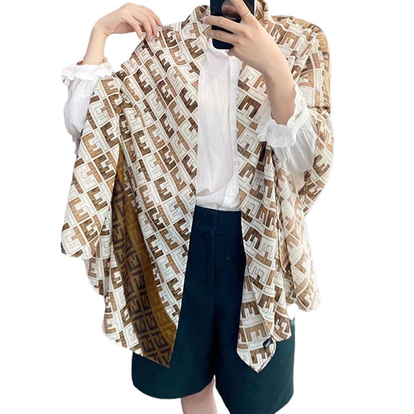 wholesale scarves letter printed cotton linen scarf supplier for women