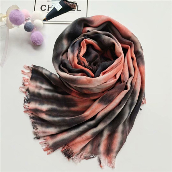 2021 New spot women tie dyed scarf thin comfortable breathable warm shawl