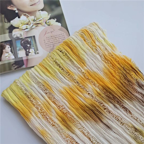 New hand tie dyed Scarf Cotton Linen pleated slender warm scarf hollow shawl