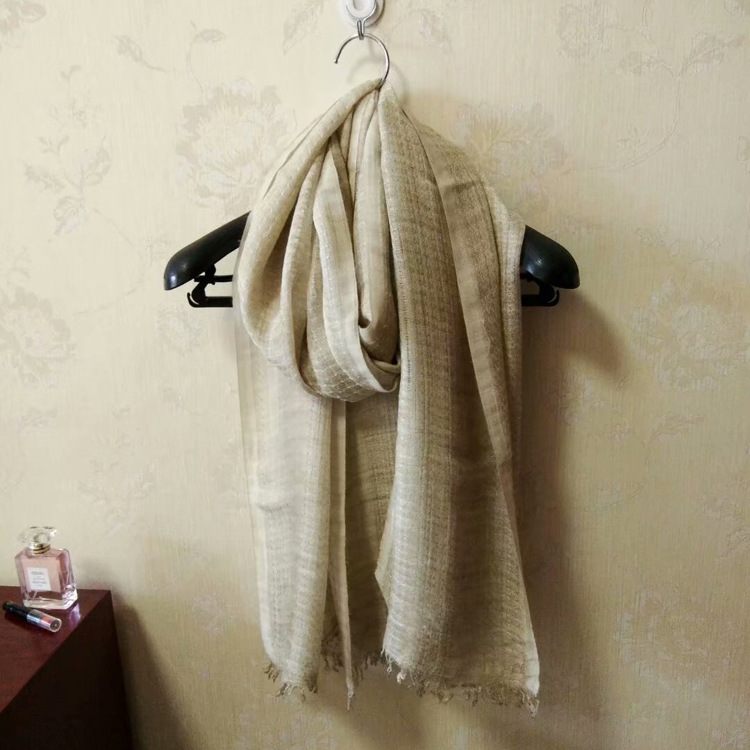 New winter wool sunny flower dirty dyed scarf solid color light edge warm shawl