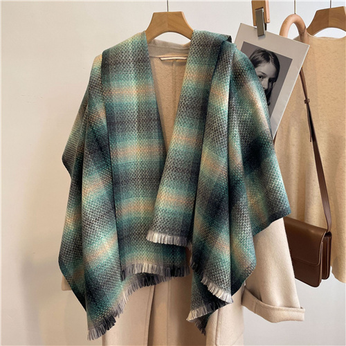 New gradual fashion womens warm double sided cashmere like scarf wholesale