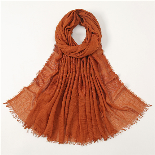 New monochrome cotton scarves Bubble scarves Pure hair whiskers Side long scarves Factory wholesale