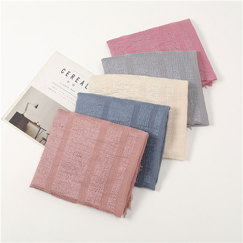 New monochrome cotton scarves Bubble scarves Pure hair whiskers Side long scarves Factory wholesale
