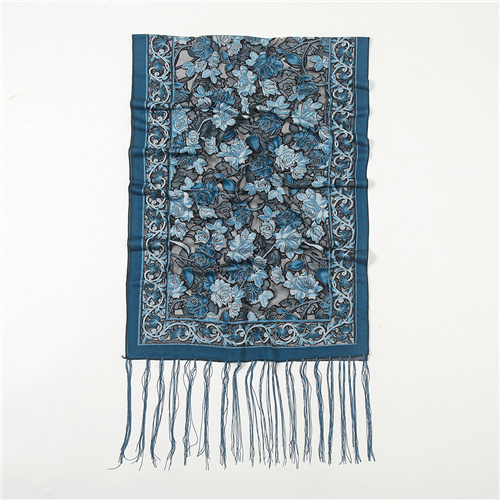 Wholesale of new style hood solid color lace hollow long scarves