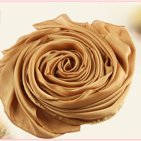 Solid color monochrome women 90 silk imitation square scarves wholesale net color scarves