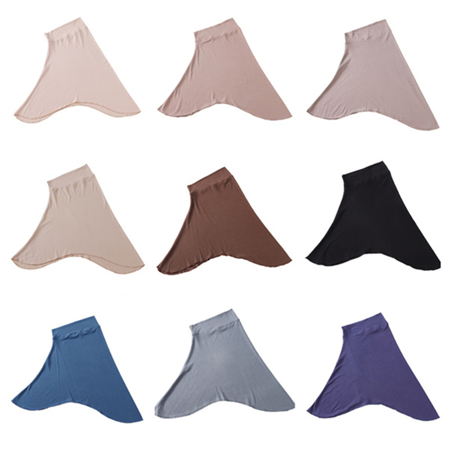 Pure Color Modal Cotton Hijab Convenient Headscarf Headgear Women Factory Wholesale