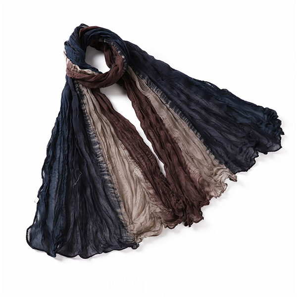 Simple and versatile stitching Bali yarn multi color scarf warm multi purpose shawl factory wholesale