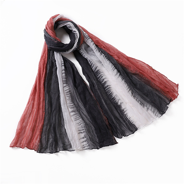 Simple and versatile stitching Bali yarn multi color scarf warm multi purpose shawl factory wholesale