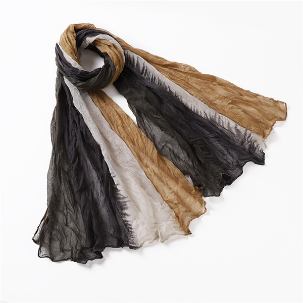 Simple and versatile stitching Bali yarn multi color scarf warm multi purpose shawl factory wholesale