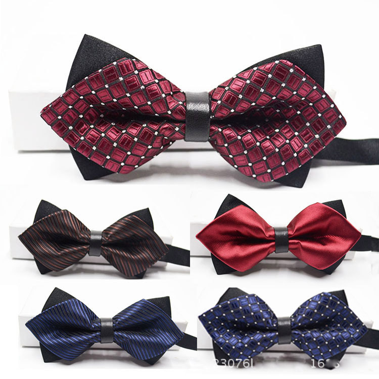 Mens bow tie bridegroom wedding bow tie fashion bow tie wholesale