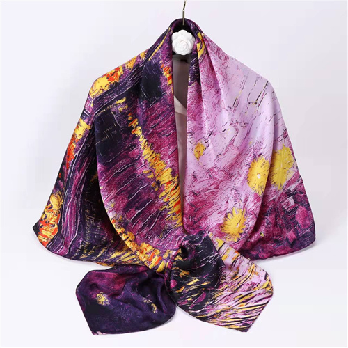 New decorative shawl large square scarf professional scarf printing scarf factory wholesale