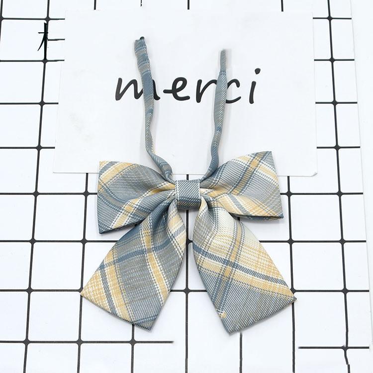 JK collar Plaid uniform college style girls sailor suit bow knot manufacturer spot batch