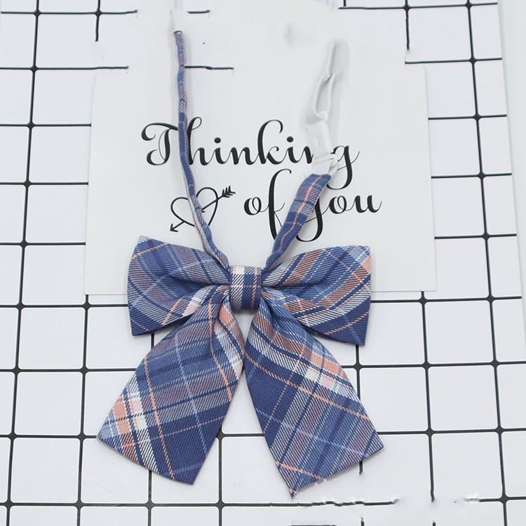 JK collar Plaid uniform college style girls sailor suit bow knot manufacturer spot batch